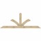 Ekena Millwork Richland Rough Sawn Timber Gable Bracket, Douglas Fir, 108"W x 40"H x 4"D x 6"F, 9/12 Pitch GBW108X40X0406RIC00RDF - alternate 1